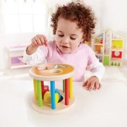 1-2-3 Houten Vormenstoof -Speelgoedwinkel 1 2 3 vormenstoof hape e0500 1 1