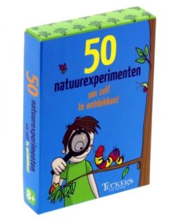50 Kaarten Met Goocheltrucks, Vragen-voor-onderweg, Experimenten In Thema 50 Verbluffende Proefjes -Speelgoedwinkel 50 natuur experimenten
