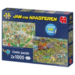 Jumbo 19099 Puzzel JanvanHaasteren FoodTruck Festival+BBQ Party 2×1000 -Speelgoedwinkel 79013980 2845856425