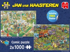 Jumbo 19099 Puzzel JanvanHaasteren FoodTruck Festival+BBQ Party 2×1000 -Speelgoedwinkel 79013980 9711213889