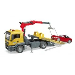 Bruder 3750 Sleepdienst Autoambulance MAN Incl. Sportauto -Speelgoedwinkel Bruder 03750 MAN TGS sleepwagen met roadster 1