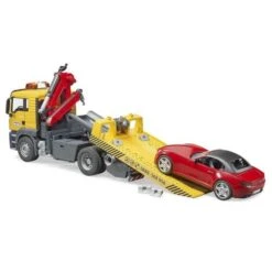 Bruder 3750 Sleepdienst Autoambulance MAN Incl. Sportauto -Speelgoedwinkel Bruder 03750 MAN TGS sleepwagen met roadster 2