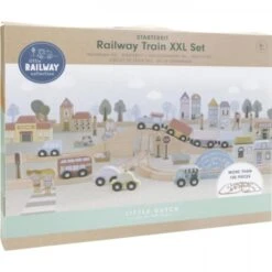Little Dutch LD4487 Railway Treinbaan XXL -Speelgoedwinkel LD4487 little dutch railway treinbaan xxl 4