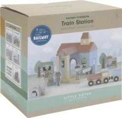 Little Dutch Railway Treinstation -Speelgoedwinkel LD4489 little dutch railway treinstation 4