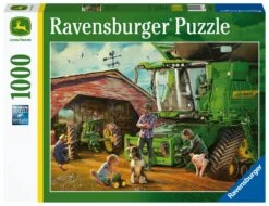 John-Deere-Hakselaar Puzzel Ravensburger 1000-stukjes -Speelgoedwinkel Ravensburger puzzel 1000 stukjes 4005556168392 john deere 1