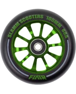 Stuntstep Wiel Aluminium 100mm Slamm Flair 2.0 Met Abec 9 Lagers In Color Zwart 15 Stuntstep Wiel Aluminium 100mm Slamm Flair 2.0 Met Abec 9 Lagers In Color Zwart -Speelgoedwinkel SL580 2 Slamm 100mm Flair 2.0 Alloy Core Wheel Green speelactief.nl 1