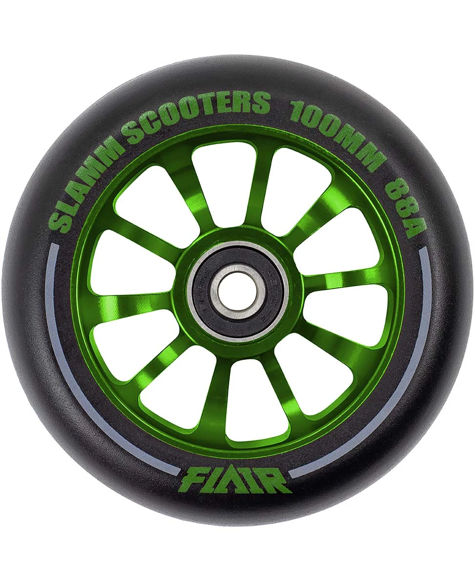 Stuntstep Wiel Aluminium 100mm Slamm Flair 2.0 Met Abec 9 Lagers In Color Zwart 7 Stuntstep Wiel Aluminium 100mm Slamm Flair 2.0 Met Abec 9 Lagers In Color Zwart - Afbeelding 5
