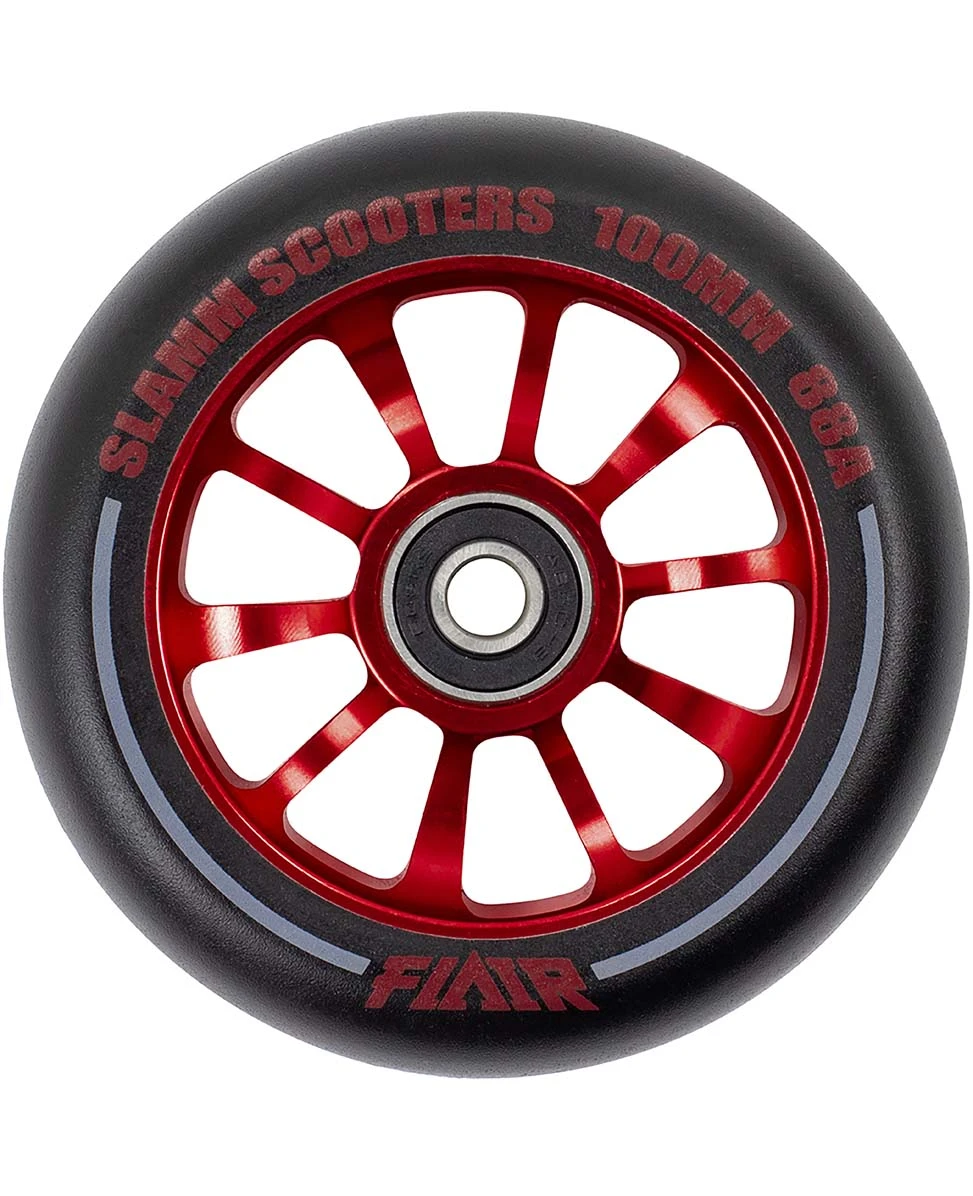 Stuntstep Wiel Aluminium 100mm Slamm Flair 2.0 Met Abec 9 Lagers In Color Zwart 10 Stuntstep Wiel Aluminium 100mm Slamm Flair 2.0 Met Abec 9 Lagers In Color Zwart - Afbeelding 8