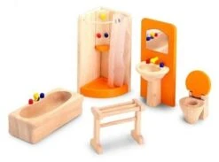 Voorkant 23 Voorkant -Speelgoedwinkel badkamer poppenhuis pintoy 6572 1