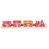 BigJigs BJT474 Houten Trein Brandweer -Speelgoedwinkel bigjigd bjt474 houten trein brandweer Fire Rescue Train