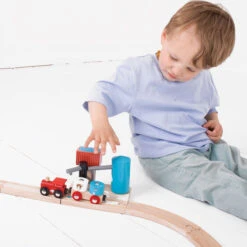 BigJigs BJT251 Melk En Water Depot -Speelgoedwinkel bigjigs bjt251 milk and water depot 1 1