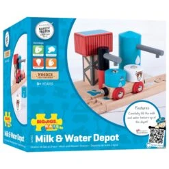 BigJigs BJT251 Melk En Water Depot -Speelgoedwinkel bigjigs bjt251 milk and water depot 2