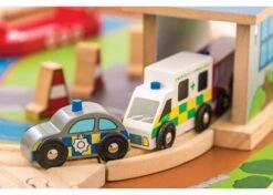 BigJigs BJT049 Treintafel Brandweer Spoortafel Houten Trein 11 BigJigs BJT049 Treintafel Brandweer Spoortafel Houten Trein -Speelgoedwinkel bigjigs bt049 brandwweer trein set en tafel 3