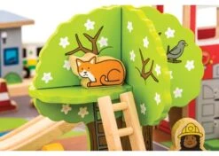 BigJigs BJT049 Treintafel Brandweer Spoortafel Houten Trein 13 BigJigs BJT049 Treintafel Brandweer Spoortafel Houten Trein -Speelgoedwinkel bigjigs bt049 brandwweer trein set en tafel 4