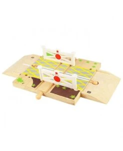 BigJigs BJT229 Rail & Road Spoorwegovergang -Speelgoedwinkel bigjigs houten spoorwegovergang bjt229 1