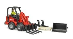 Bruder 2191 Miniloader Schäffer Minishovel+acc -Speelgoedwinkel bruder 2191 schafer 2034 minishovel met accessoires 2