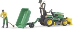 Bruder 62104 John-Deere Zitmaaier + Aanhanger En Tuinman -Speelgoedwinkel bruder bruder 62104 john deere zitmaaier met aanhanger 2