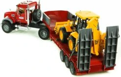 Bruder 2813 Mack-Granite Dieplader En JCB -Speelgoedwinkel bruder dieplader mack granite en jcb shovel 2