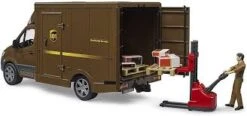 Bruder 02678 MB Sprinter UPS-Logistics +palletwagen + Chauffeur 7 Bruder 02678 MB Sprinter UPS-Logistics +palletwagen + Chauffeur -Speelgoedwinkel bruder 2678 UPS MB sprinter met palletwagen chauffeur 1.jpg 2 1