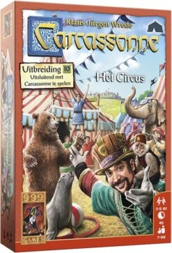 Carcassonne Uitbreiding Het Circus – Bordspel -Speelgoedwinkel carcassonne uitbreiding het circus 1