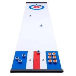 Curling/Sjoelen 2-in-1 Shuffleboard 180×39 Cm. -Speelgoedwinkel curling shuffleboard sjoelen 2 in 1 2