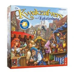 Voorkant 43 999 Games De Kwakzalvers Van Kakelenburg Bordspel Familiespel