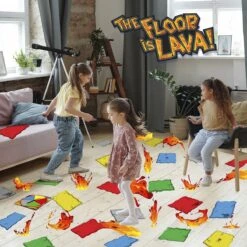 De Vloer Is Lava Doe-spel Kinderspel Goliath -Speelgoedwinkel de vloer is lava kinderspel doe spel gotiath inter actief spel 2