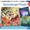 Eenhoorn, Draak En Fee – Ravensburger – 3 X 49 Stukjes -Speelgoedwinkel eenhoorn draak en fee puzzel ravensburger