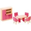 Meubelset Eetkamer -Speelgoedwinkel eetkamer poppenhuis pintoy 6571