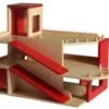 Houten Garage Met Lift Met 2 Verdiepingen VanDijkToys -Speelgoedwinkel garage met lift van dijktoys 290