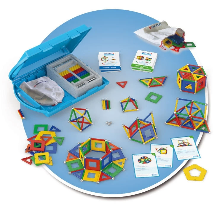 Geomag Education Set Shape & Space Panels 244 Dlg Magnetisch Speelgoed 4 Geomag Education Set Shape & Space Panels 244 Dlg Magnetisch Speelgoed - Afbeelding 2