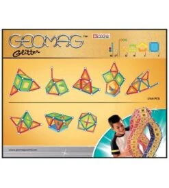 Geomag Panels Glitter – 44 Delig -Speelgoedwinkel geomag glitter panels set 44 pcs 1 1