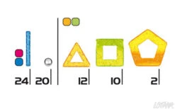 Geomag Panels Glitter – 68 Delig -Speelgoedwinkel geomag glitter panels set 68 pcs 5