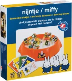 Nijntje Dansende Blokjes Kinderspel -Speelgoedwinkel gezelschapsspel nijntje dansende blokjes rubotoys 1 1