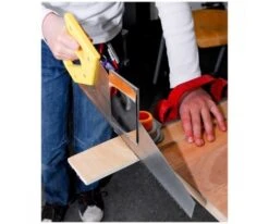 Toolkid Handzaag Geel Type 2 Kindergereedschap -Speelgoedwinkel handzaag type 2 toolkid 1 1