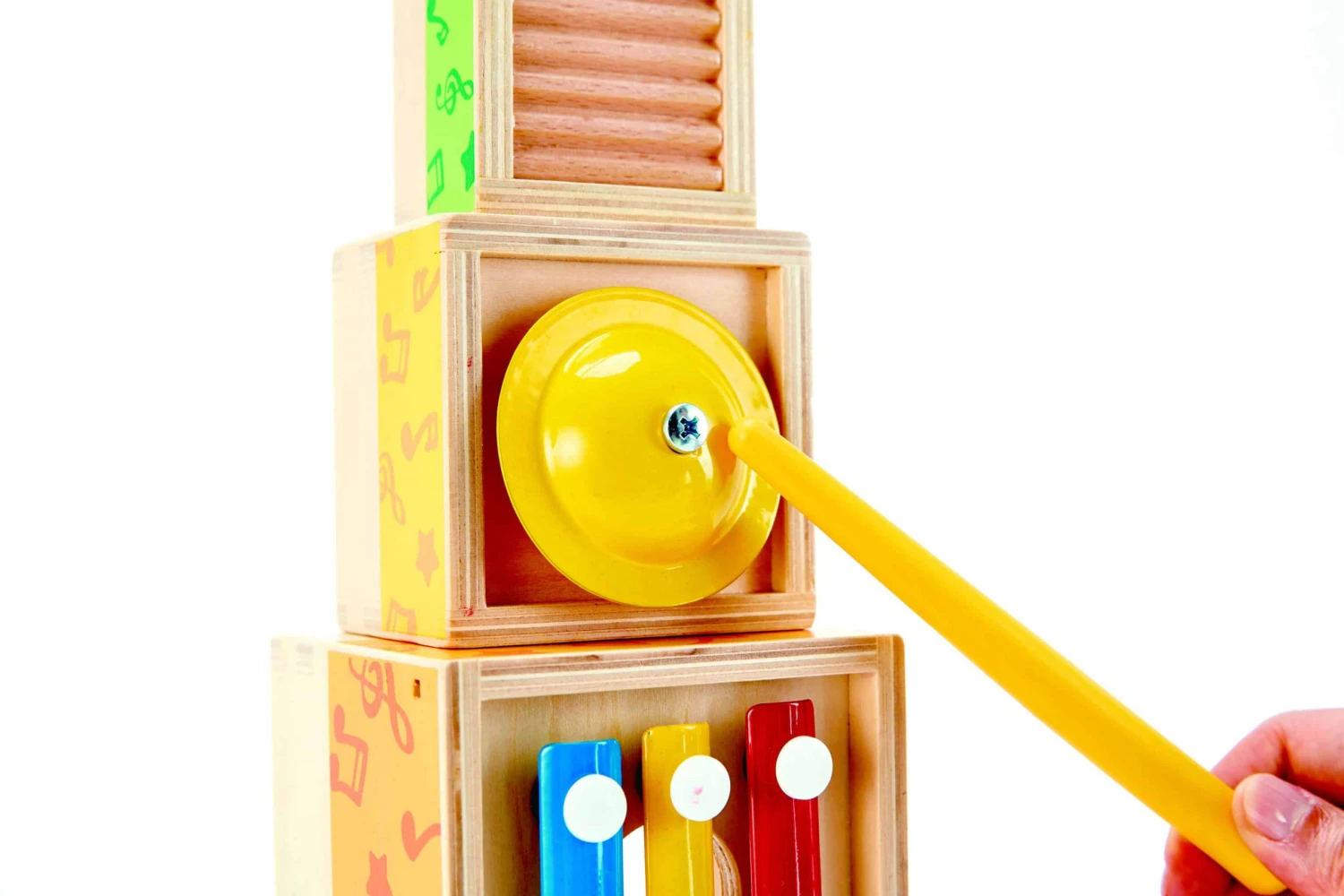 Stapelbare Muziekset – Hape Stacking Music Set 9 Stapelbare Muziekset – Hape Stacking Music Set - Afbeelding 7