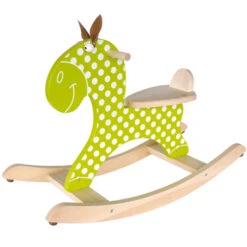 Hobbelpaard Scratch – Green -Speelgoedwinkel hobbelpaard green scratch 1 1