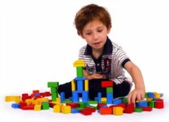 100 Houten Blokken In Kleur Ton -Speelgoedwinkel houten blokken heros 10151 3