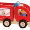 Houten Brandweerauto -Speelgoedwinkel houten brandweerwagen goki 55927