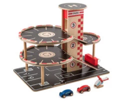 Houten Garage Park & Go -Speelgoedwinkel houten garage hape e3002 park go garage 2