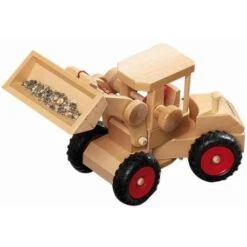 Houten Loader / Wiellaadschep Fagus -Speelgoedwinkel houten loader fagus 10.47 2