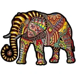 Wooden City Houten Puzzel Magic Elephant L245 -Speelgoedwinkel houten puzzel magic elephant
