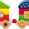 Blokkentrein Limerick Met 16 Blokken -Speelgoedwinkel houten trein limerick goki 55967