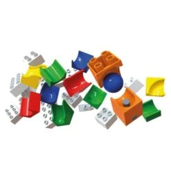 Hubelino Knikkerbaan Uitbreidingsset Katapult 41-delig -Speelgoedwinkel hubelino 882 knikkerbaan uitbreiding katapult 1 1