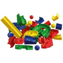 Hubelino Knikkerbaan Baanelementen Aanvulset 30-delig -Speelgoedwinkel hubelino knikkerbaan 30 delig 420046 1 1