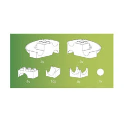 Hubelino Knikkerbaan Uitbreidingsset Baanelementen 33-delig -Speelgoedwinkel hubelino knikkerbaan uitbreidingsset 33 delig 420152 2