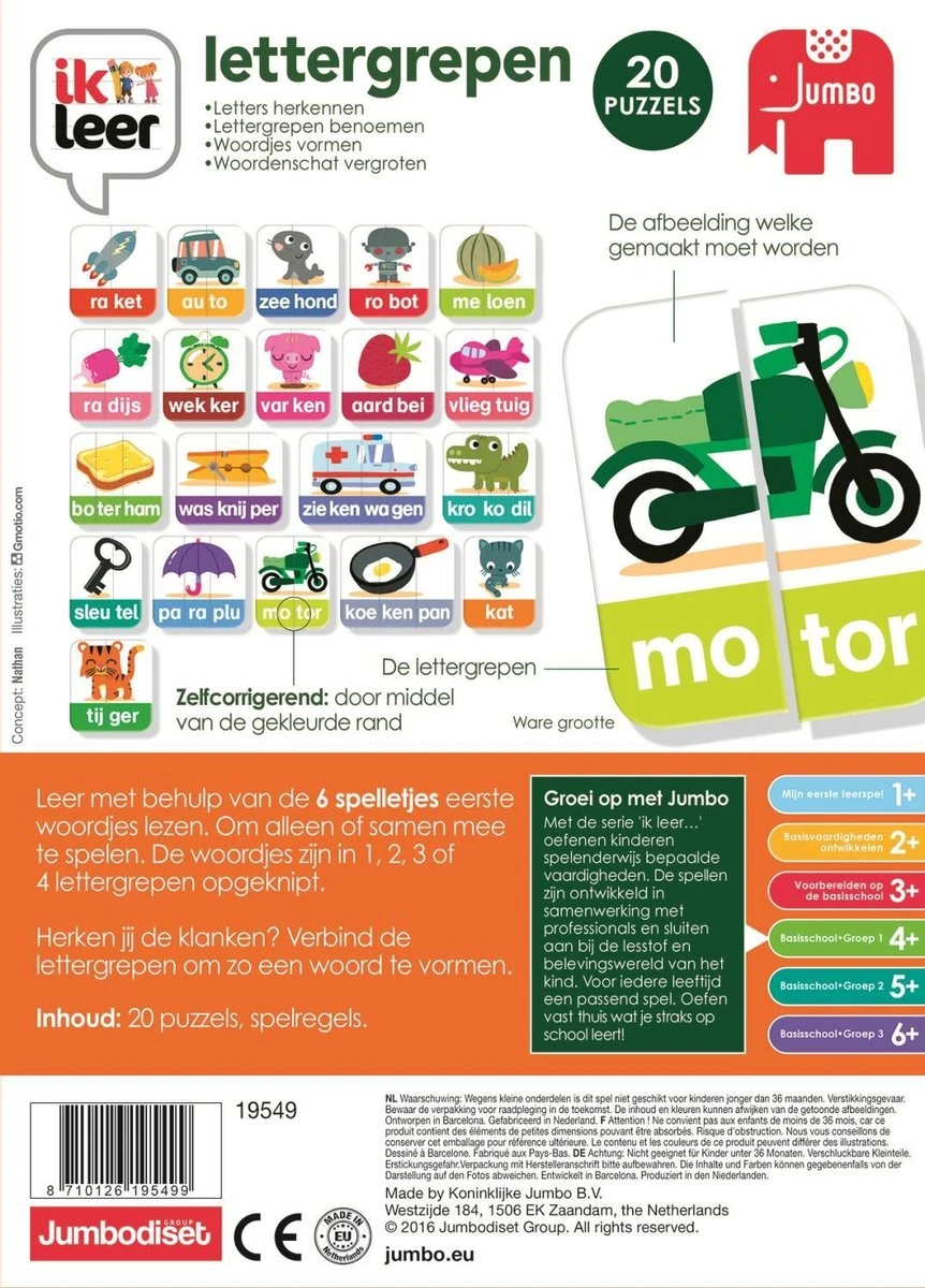 Jumbo 19569 Ik Leer Lettergrepen 10 Jumbo 19569 Ik Leer Lettergrepen - Afbeelding 8