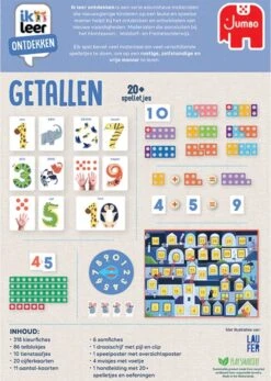 Jumbo 19788 Ik Leer Ontdekken Getallen -Speelgoedwinkel jumbo 19788 ik leer getallen 1