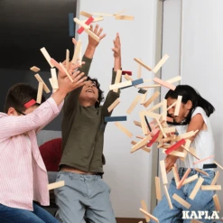 Kapla BA120BRR 120 Ton Blauw Rood En Rose -Speelgoedwinkel kapla 120 blauwe rood roze 3