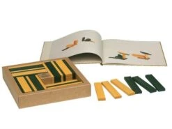 Kapla CJ40 Bouwplankjes Geel/Groen + Boek -Speelgoedwinkel kapla CJ 40 stuks geel groen met boek 1